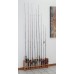 FixtureDisplays® Fishing Rod Rack, 10 Rod 1040201